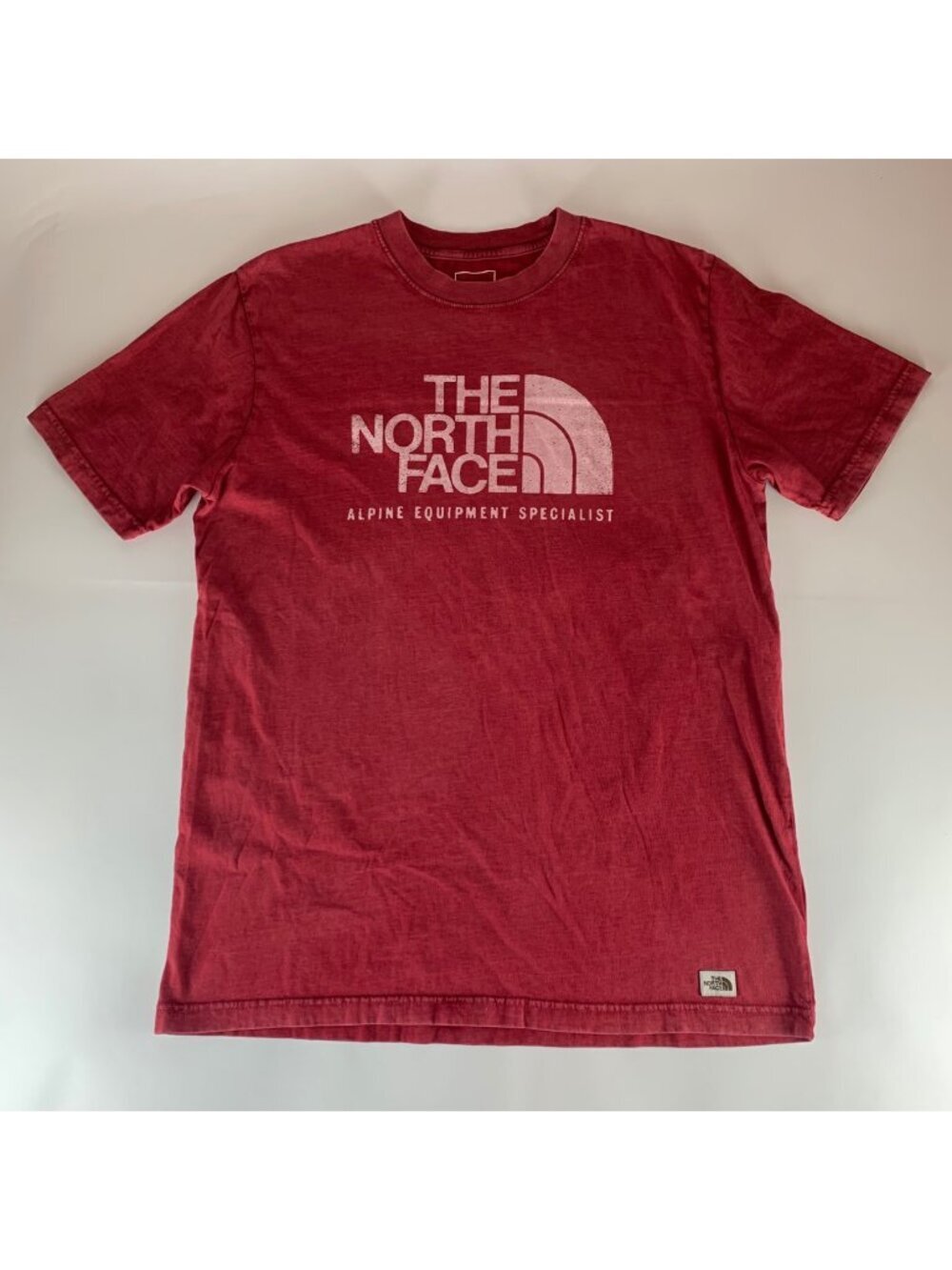 The North Face Red Short Sleeve Crewneck Shirt Mens Large